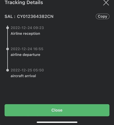 Package seems to be stuck at Flight Arrival .